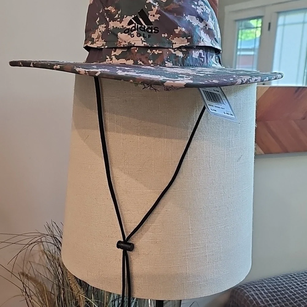 Adidas Camouflage Golf Hat Set With White Adidas Socks Nwt